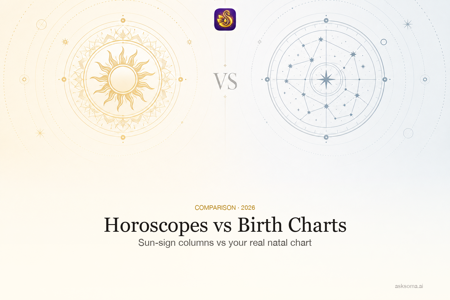Horoscopes vs Birth Charts