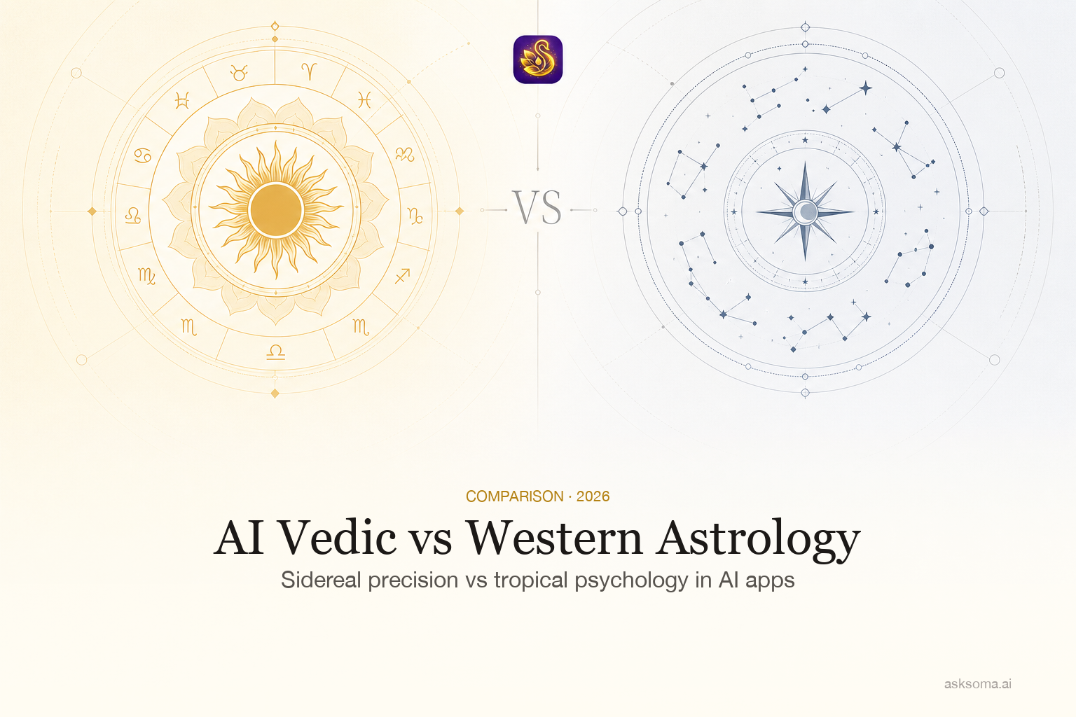 AI Vedic vs Western Astrology