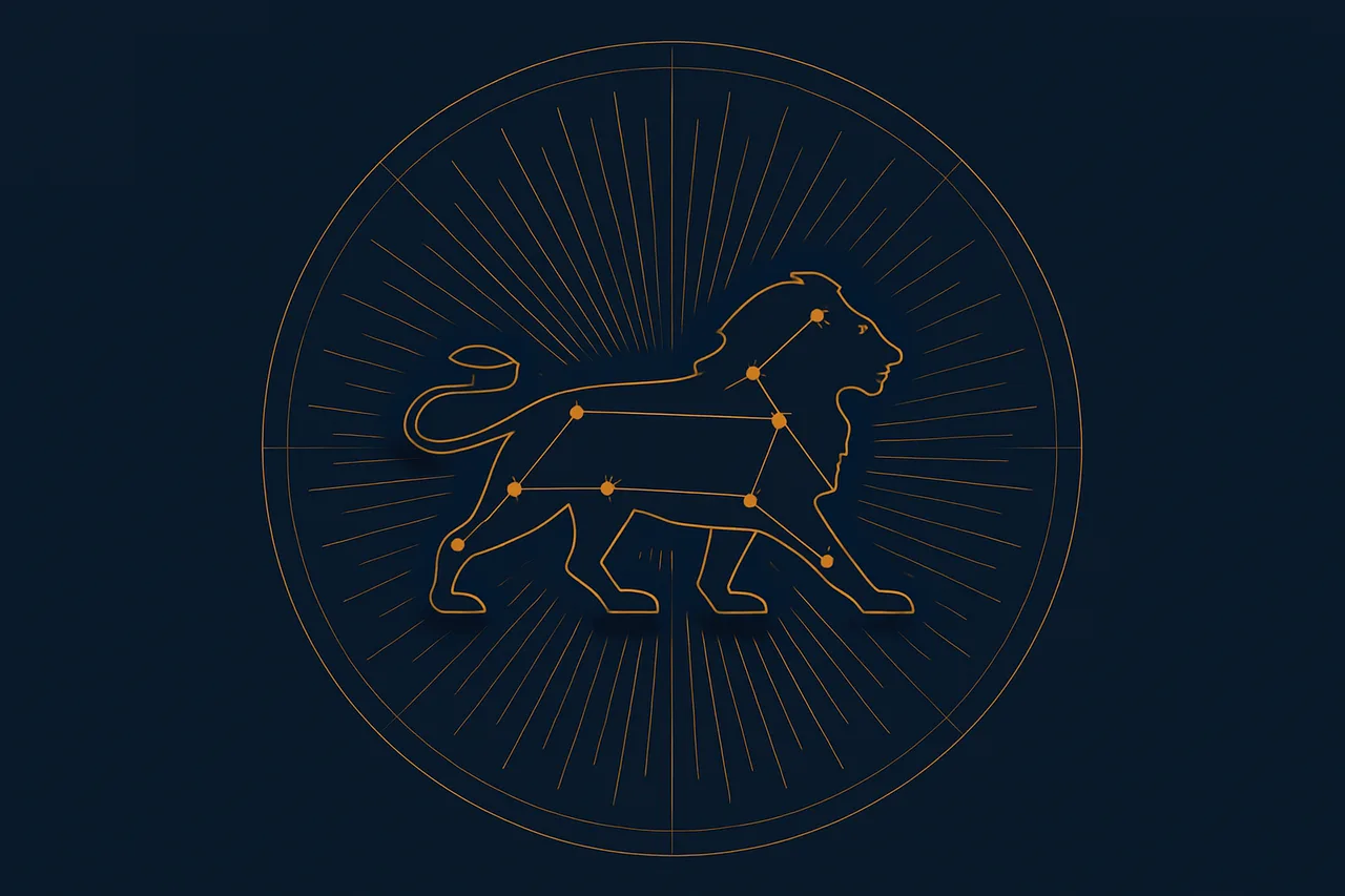 Symbolic illustration for the Simha (Leo) Moon sign